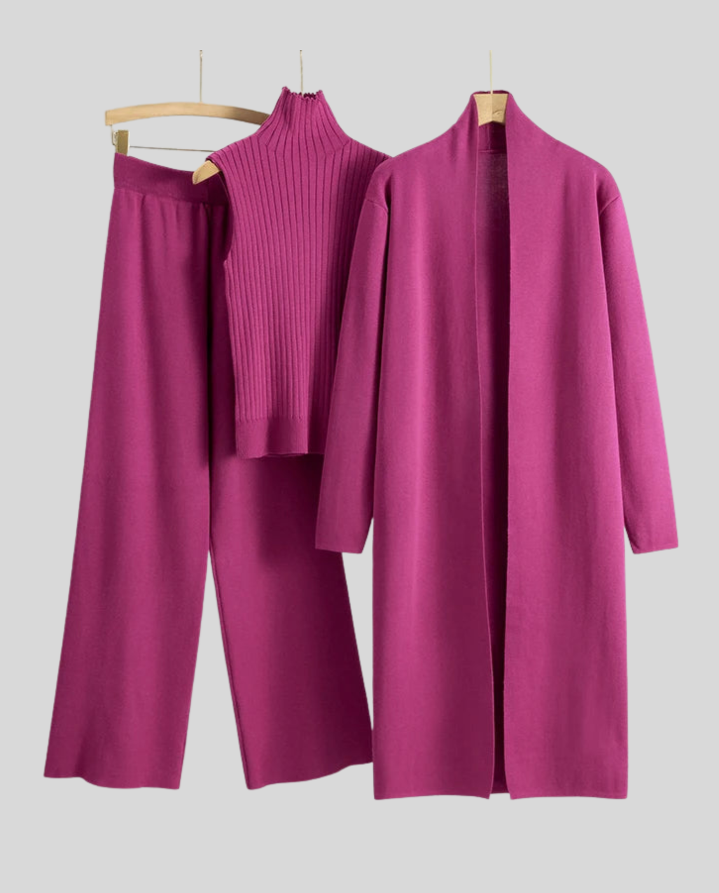 Weiches Kaschmir-Set Elegantes Design