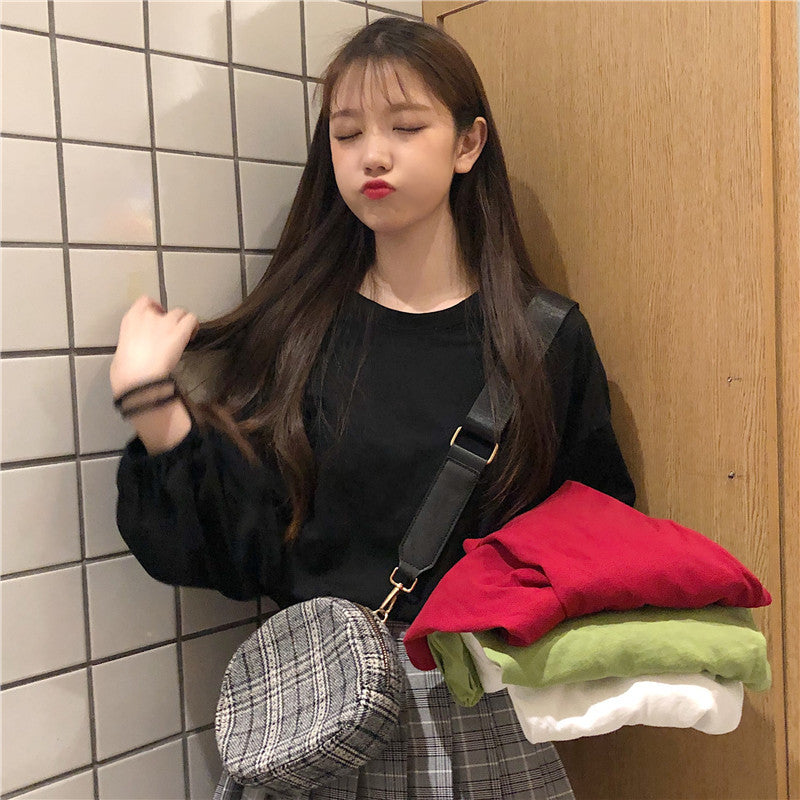 Damen Langarmshirt Ballonärmel Norvielle - Norvielle