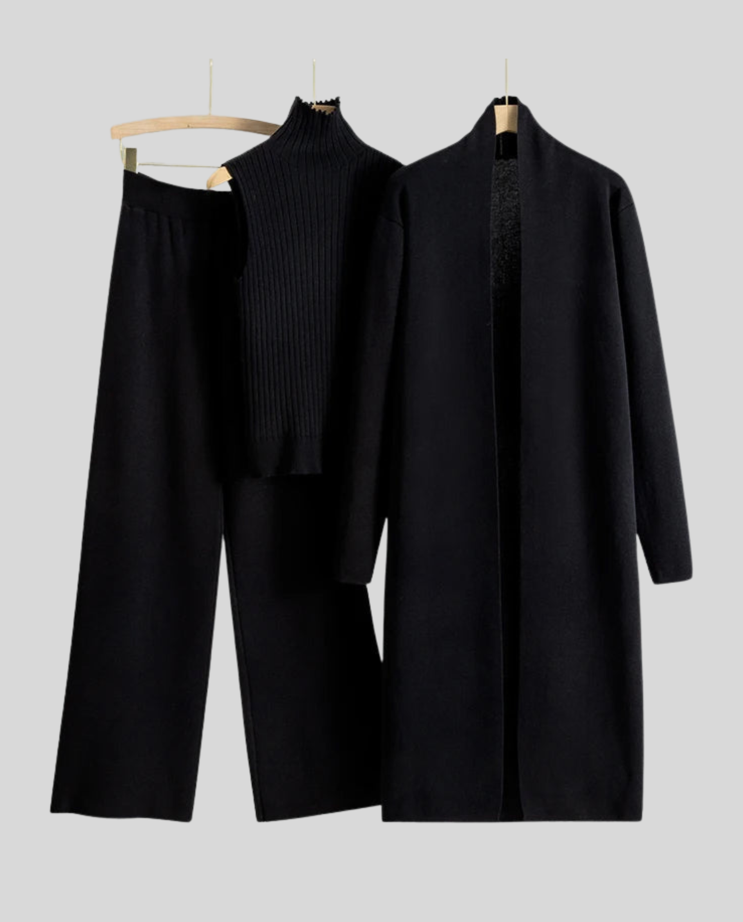 Weiches Kaschmir-Set Elegantes Design