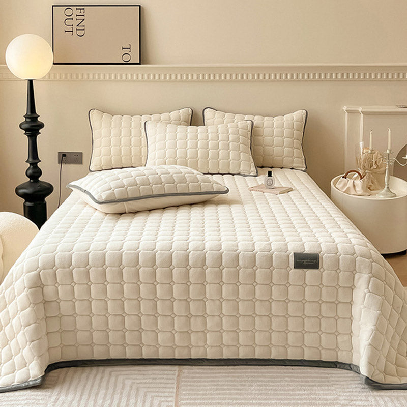 Weiche Tagesdecke Quadratisch Moderner Stil