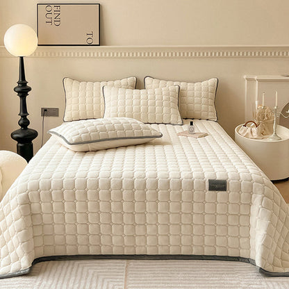 Weiche Tagesdecke Quadratisch Moderner Stil