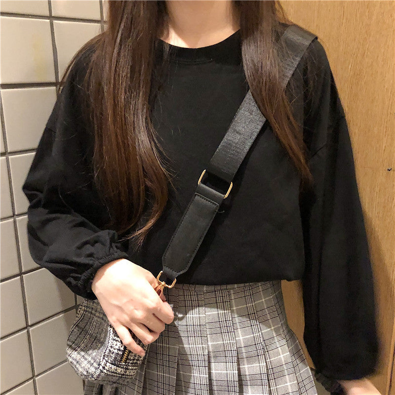 Damen Langarmshirt Ballonärmel Norvielle