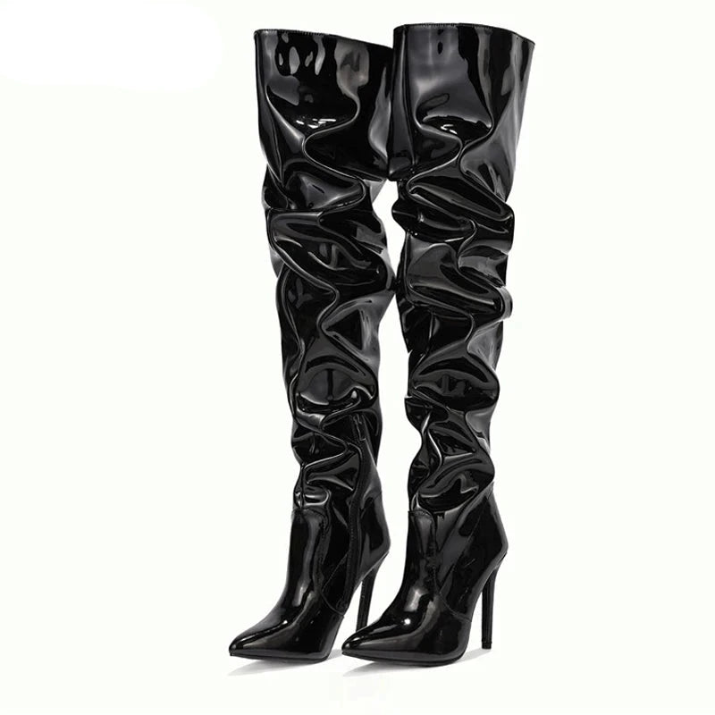 Norvielle Damen Stiefel 8cm Absatz