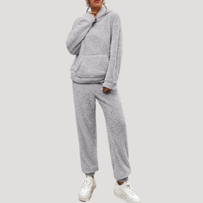 Damen Cozy Kapuzen-Loungewear-Set Frühling