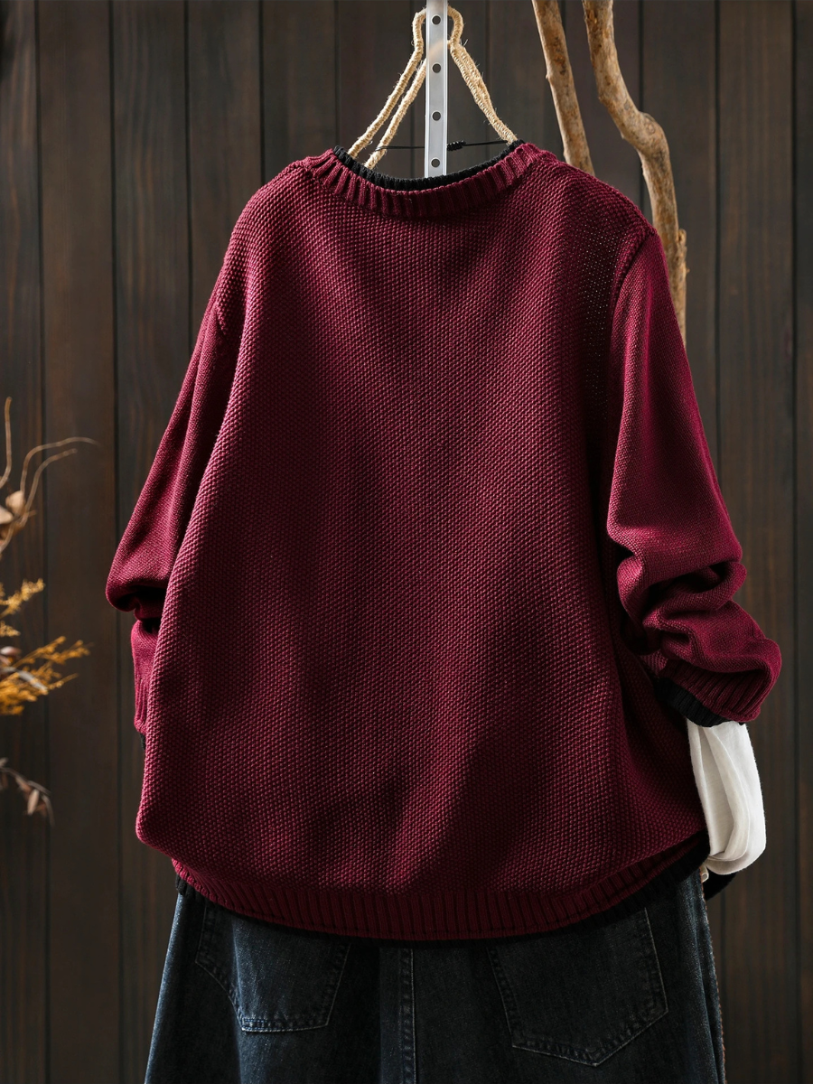 Isolde Texturierter Damen Cardigan