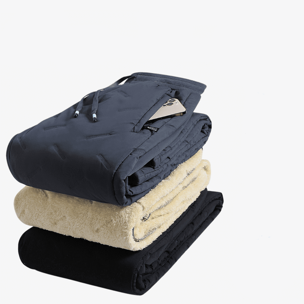 Damen Thermohose Gefüttert Warm Schwarz - Norvielle