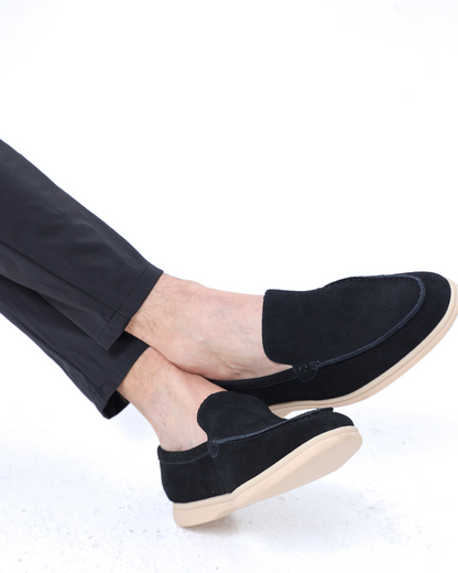 Herren Wildleder Slipper Old Money Style