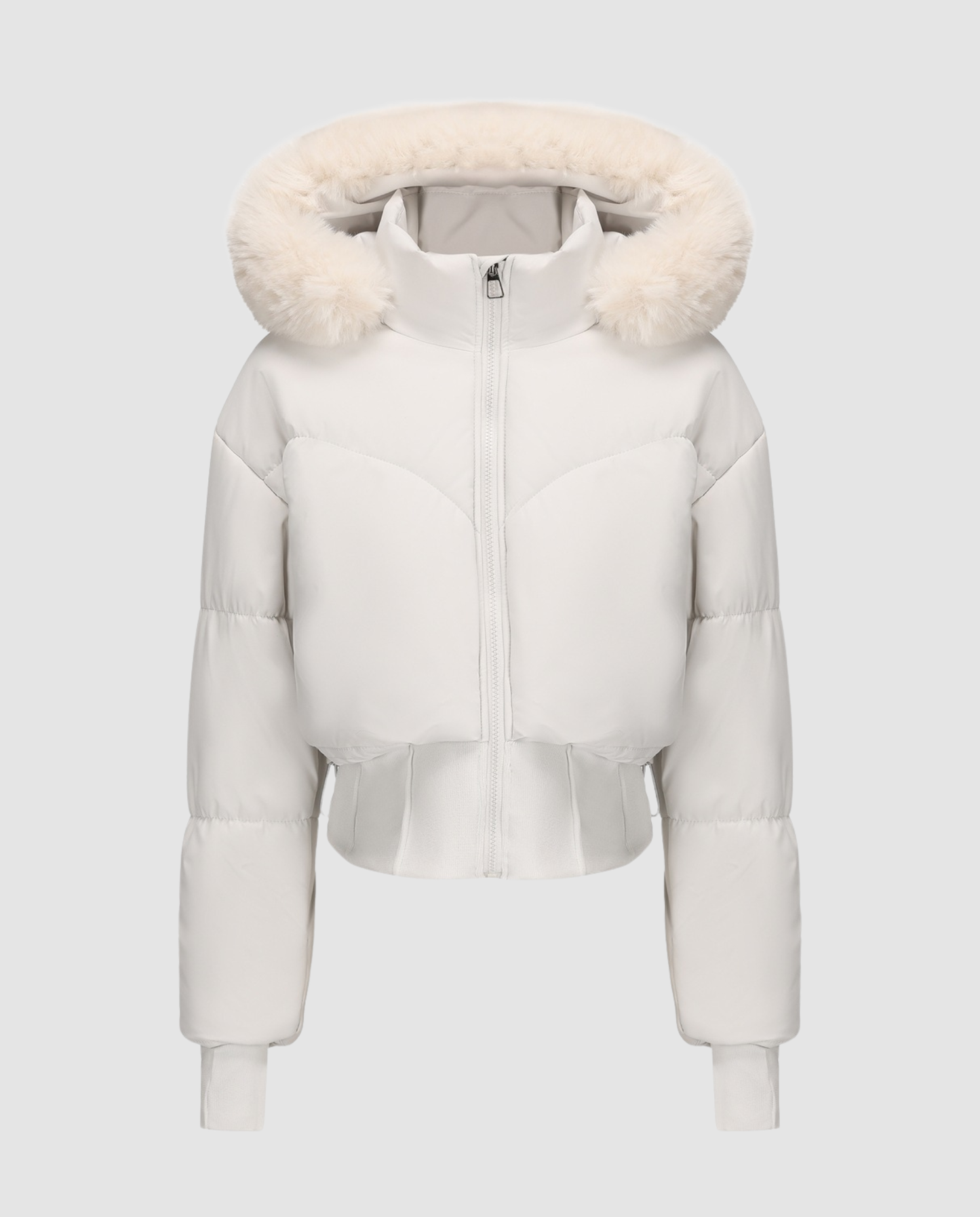 Damen Cropped Daunenjacke Warm