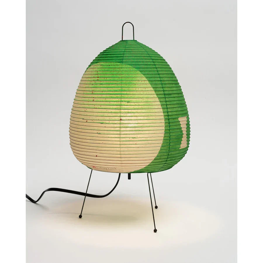 Tischlampe Reispapier Japanisches Retrodesign Weiß