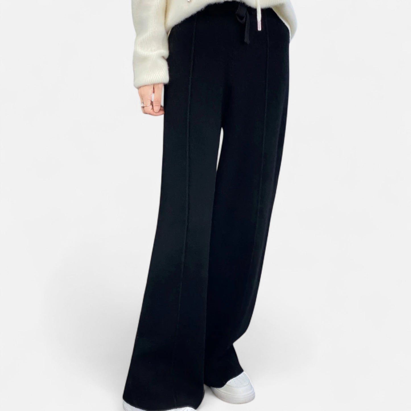 Damen Loungehose Locker Geschnittene Baumwolle Bequem