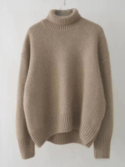Lottie Damen Cashmere Pullover Stehkragen