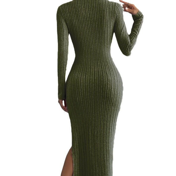 Norvielle Damen Langkleid Gestrickt