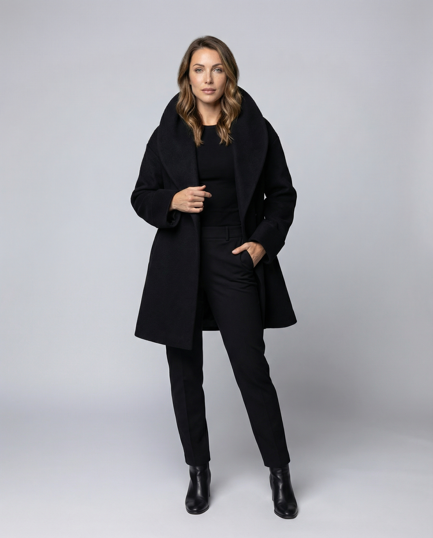 Damen Winterjacke Gefüttert Klassisch