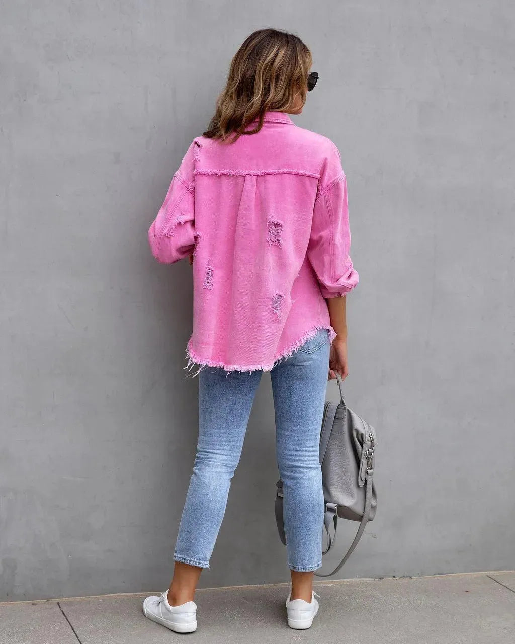 Damen Bluse aus Denim - Norvielle