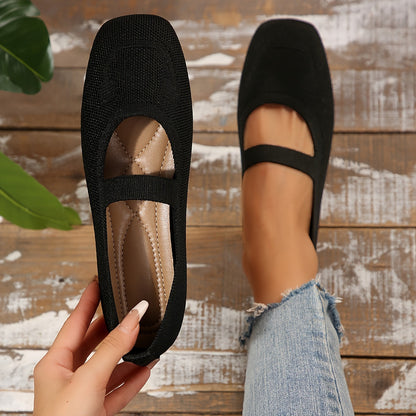 Norvielle Damen Ballerinas Einfarbig Schnürbar