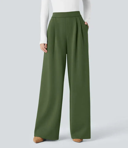 Damen High-Waist-Hose Klassisch