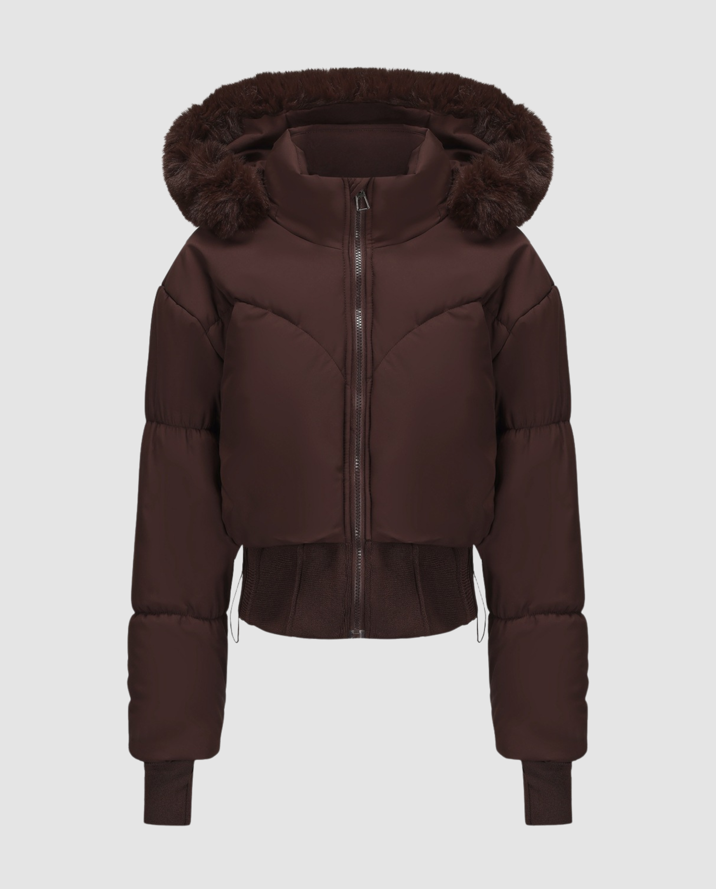 Damen Cropped Daunenjacke Warm