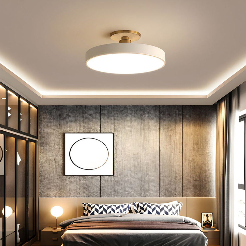 Moderne LED-Deckenleuchte Gold Finish