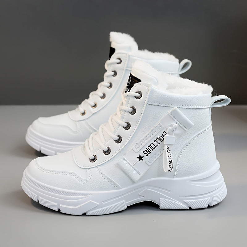 Norvielle Damen Winterstiefel Fleecefüllung