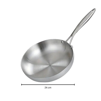 Edelstahl Bratpfanne Induktionssicher