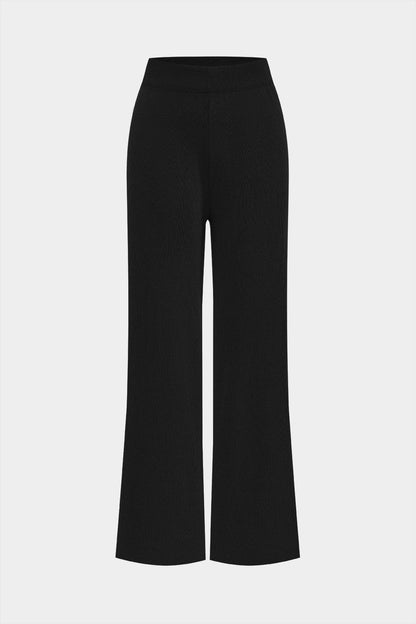 Damen Elegantes Strickset 3-teilig Gerippt
