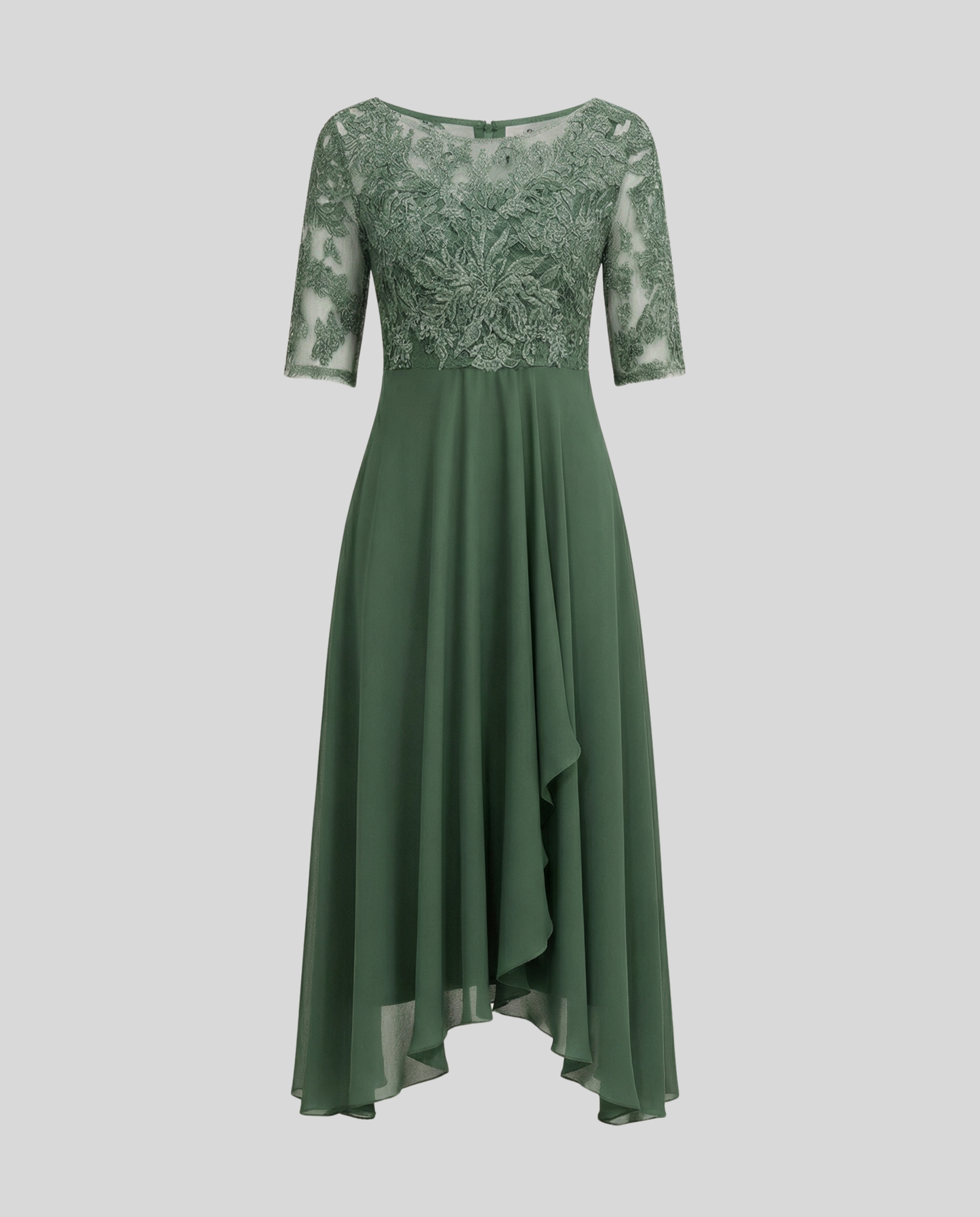 Elegantes Damen Midi Kleid Luftig
