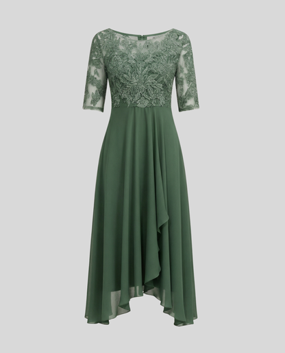 Elegantes Damen Midi Kleid Luftig