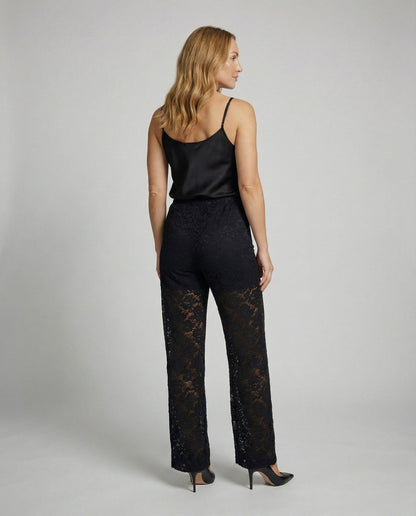 Damen Spitzenhose Elegante