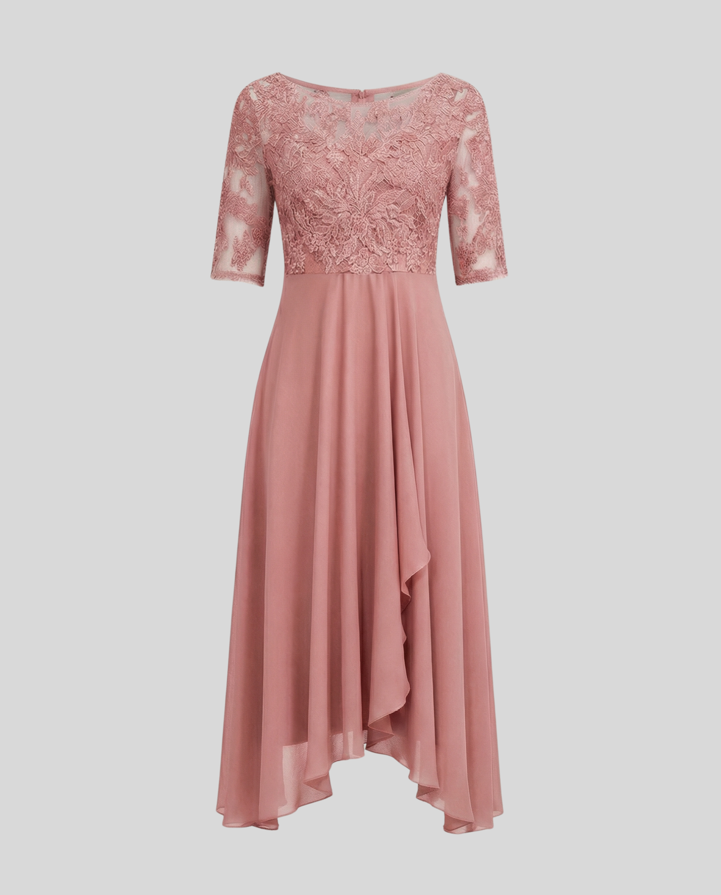Elegantes Damen Midi Kleid Luftig