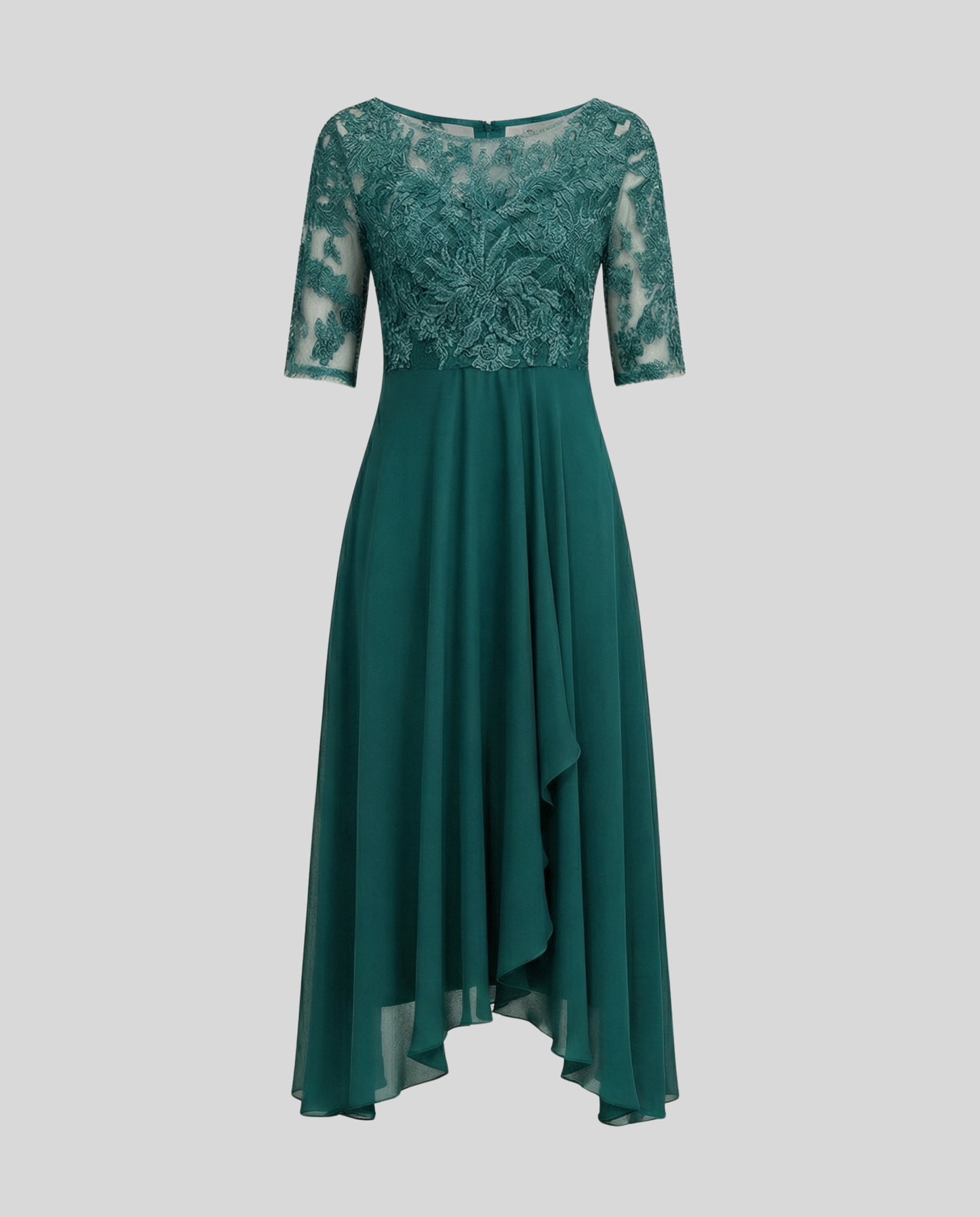 Elegantes Damen Midi Kleid Luftig