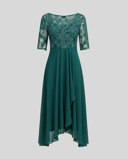 Elegantes Damen Midi Kleid Luftig