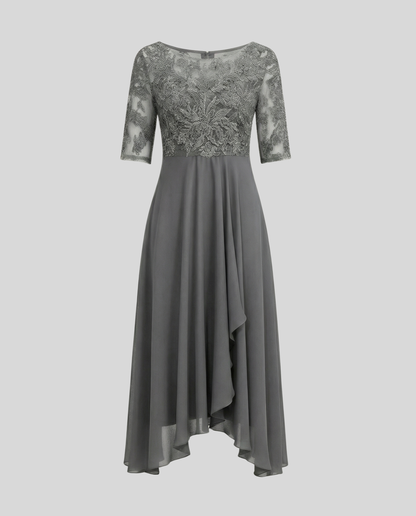 Elegantes Damen Midi Kleid Luftig
