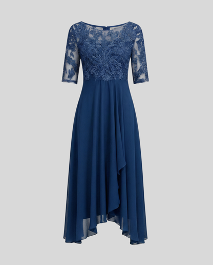 Elegantes Damen Midi Kleid Luftig