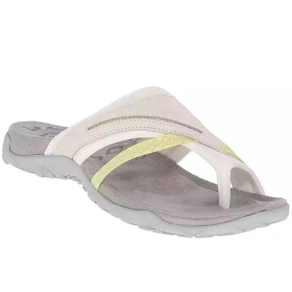 Norvielle Damen Orthopädische Sandalen Memory Schaum Beige