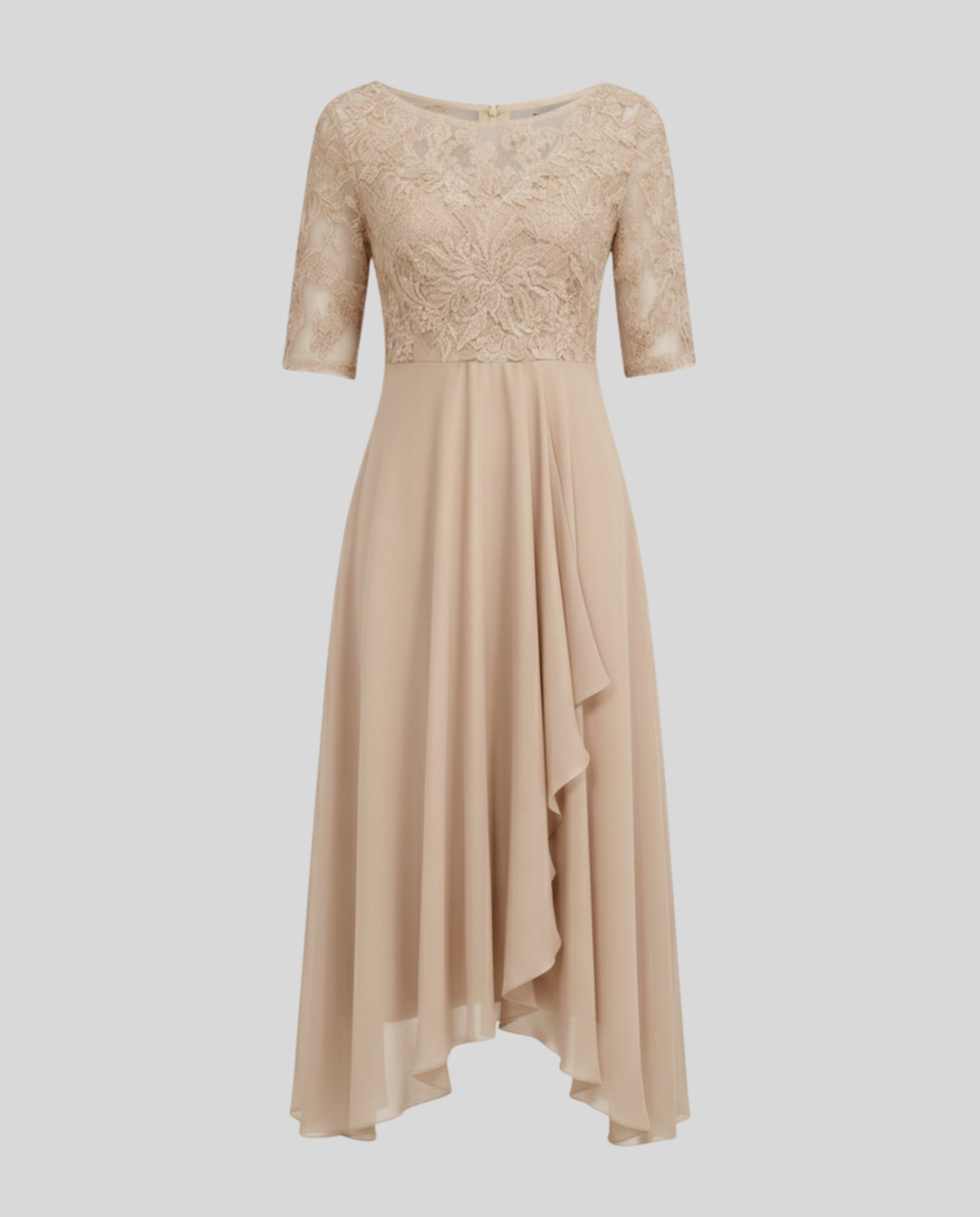Elegantes Damen Midi Kleid Luftig