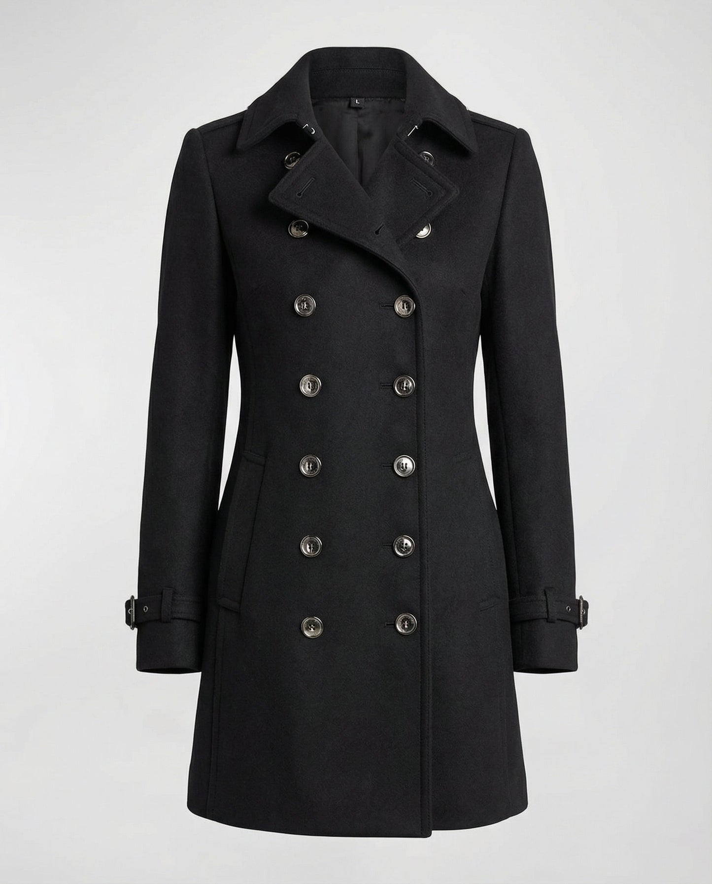 Damen Wollmantel Elegantes Design Warm