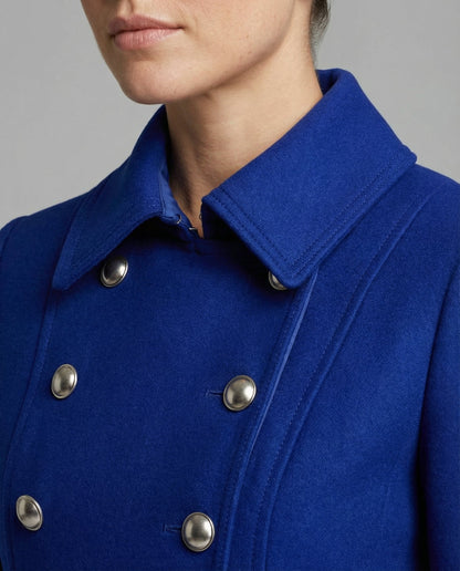 Damen Wollmantel Elegantes Design Warm