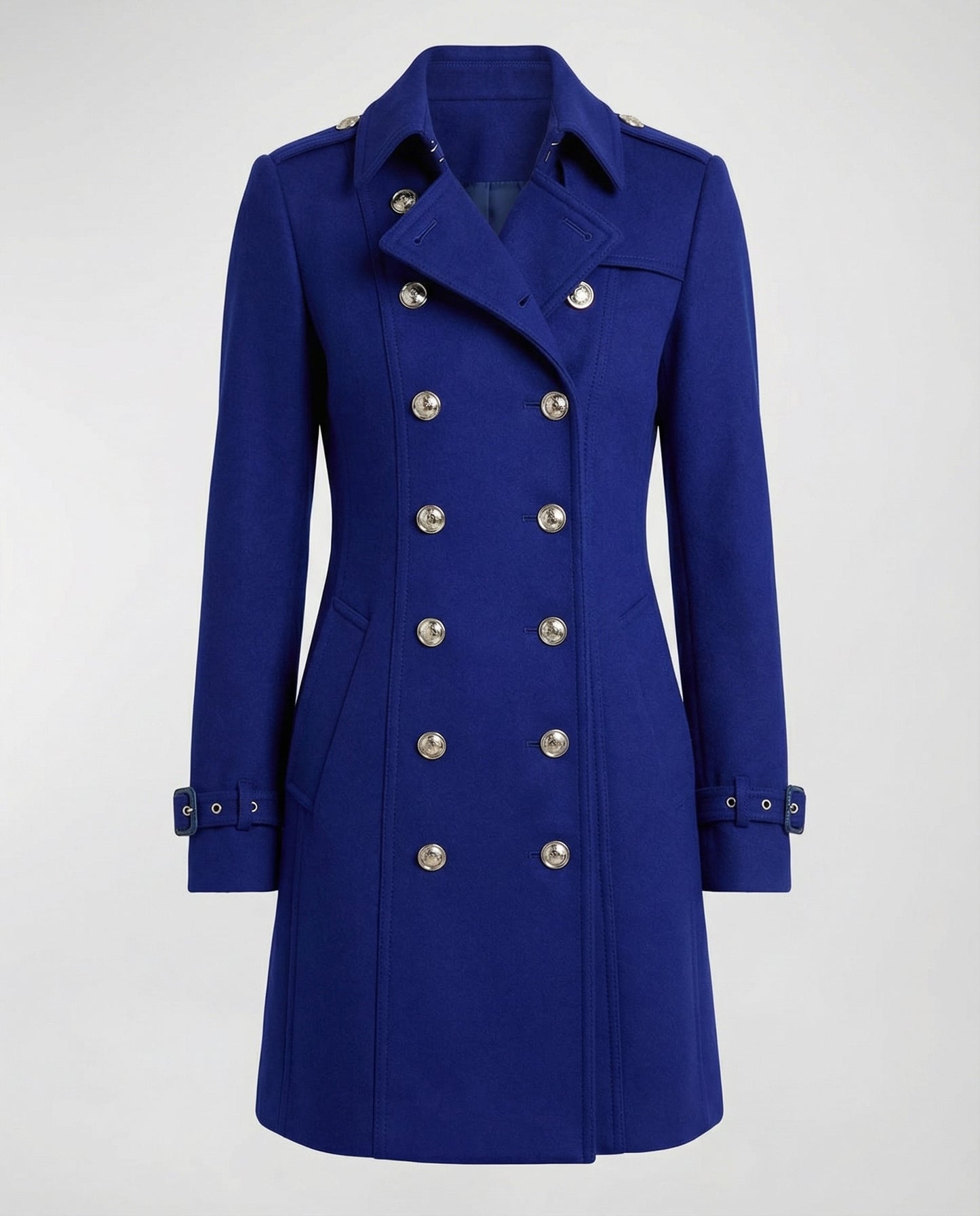 Damen Wollmantel Elegantes Design Warm