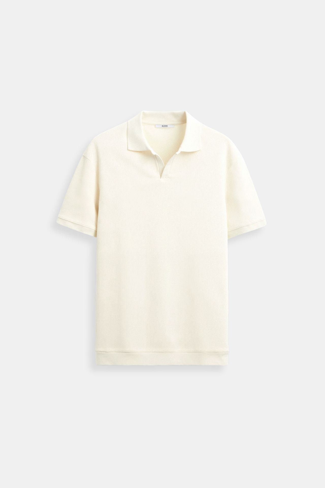 Herren Poloshirt Beige Elegant Zeitlos