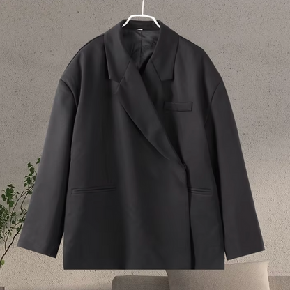 Damen Oversized Blazer Büro Entspannt