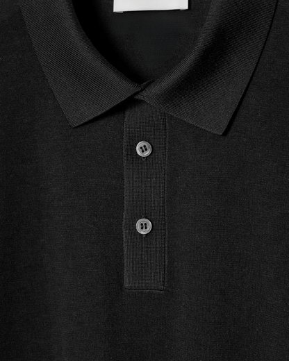 Herren Poloshirt Seidenstrick