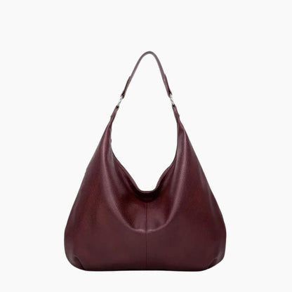 Norvielle Damen Hobo-Tasche Vegan Ledersatz Schwarz - Norvielle