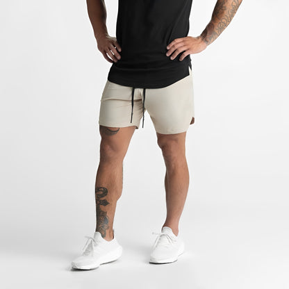 Herren Sportshorts Schnelltrocknend Atmungsaktiv Schwarz - Norvielle