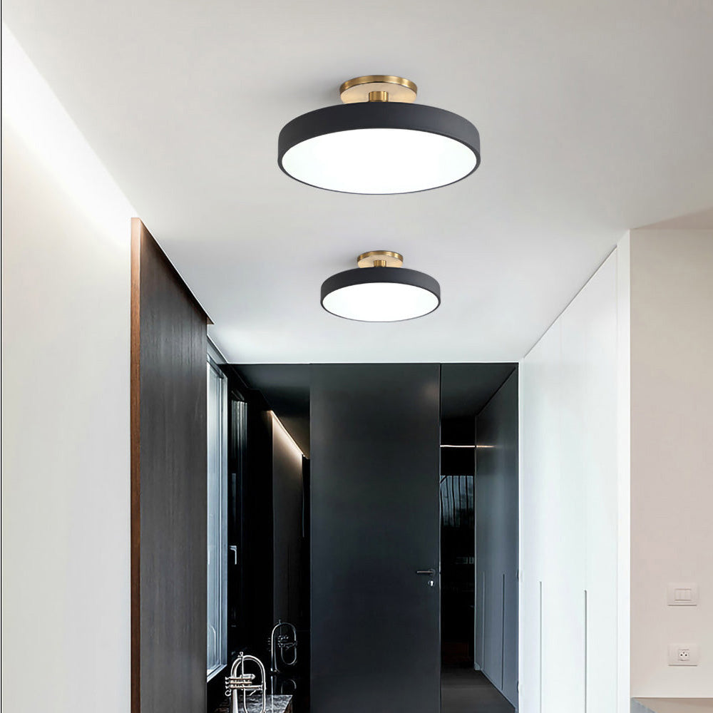 Moderne LED-Deckenleuchte Gold Finish