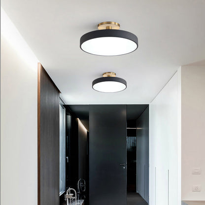 Moderne LED-Deckenleuchte Gold Finish