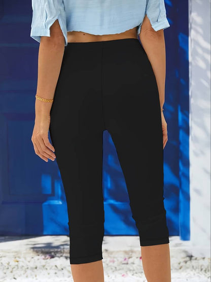 Damen Leggings Bequem Elastisch