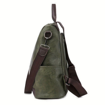 Damen Anti-Diebstahl Rucksack Veganer Stadt-Backpack