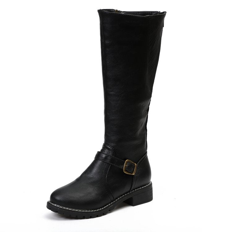 Norvielle Damen Ritterstiefel Hoch