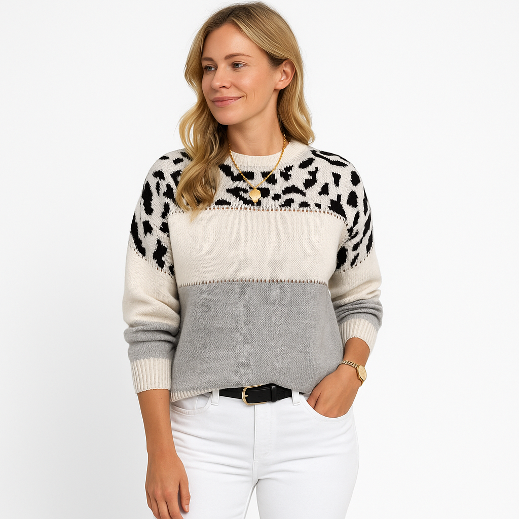 Damen Winterpullover Gestrickt - Norvielle