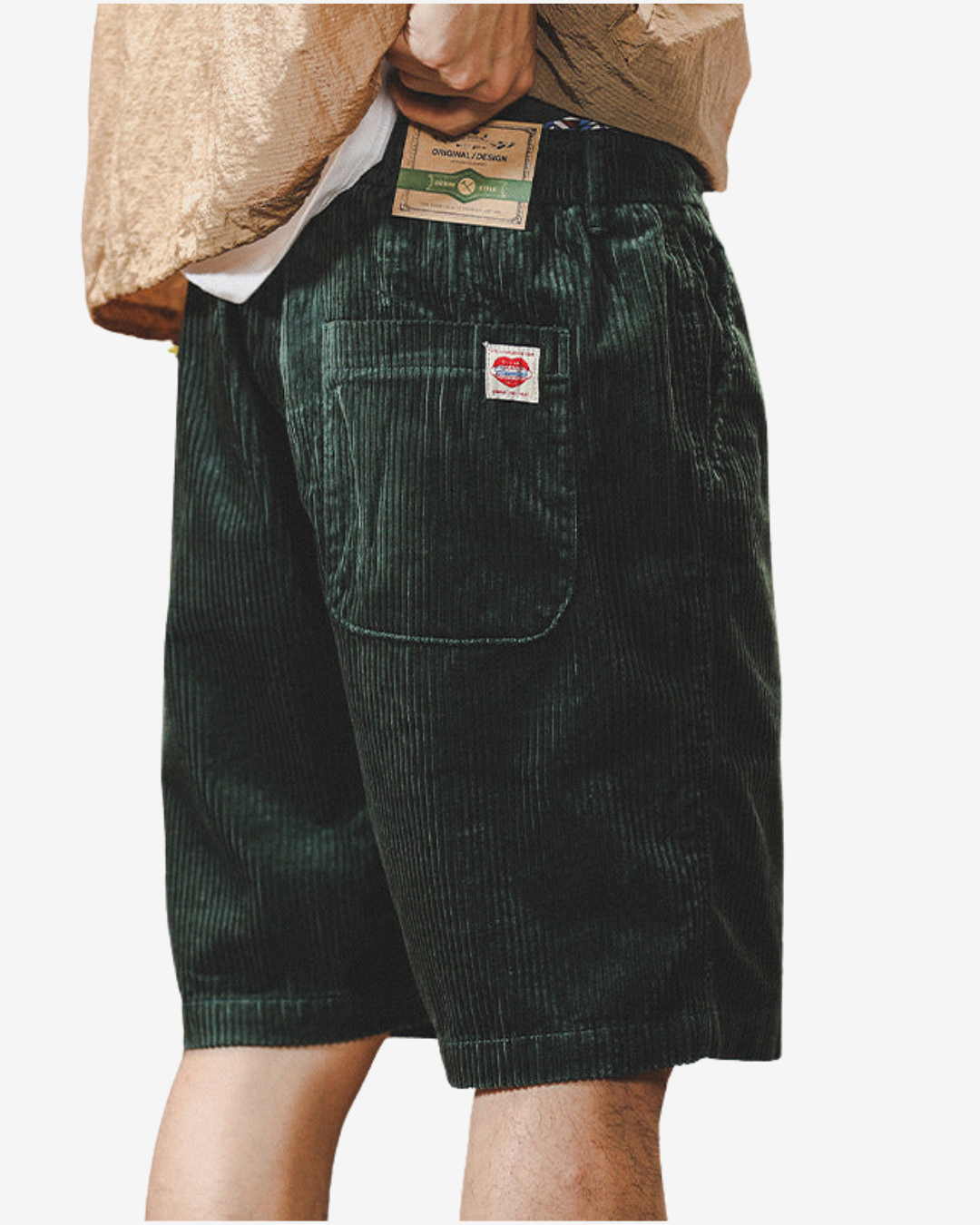Corduroy Shorts Herren Baumwolle